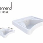 مغسلة معلقة ابيض  NE-12165