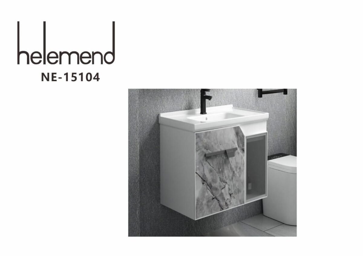 ⁦مغسلة مع دولاب المنيوم  NE-15104⁩ - الصورة ⁦1⁩