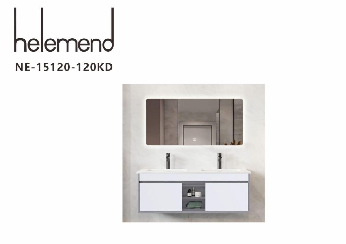 ⁦مغسلة مع دولاب المنيوم  NE-15120⁩ - الصورة ⁦2⁩