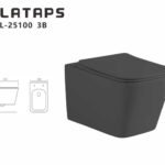 كرسي حمام سراميك معلق 25100 -pl