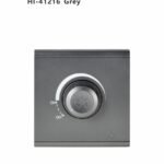 مفتاح دايمر مروحة 500 واط رصاصي  41216 -HI