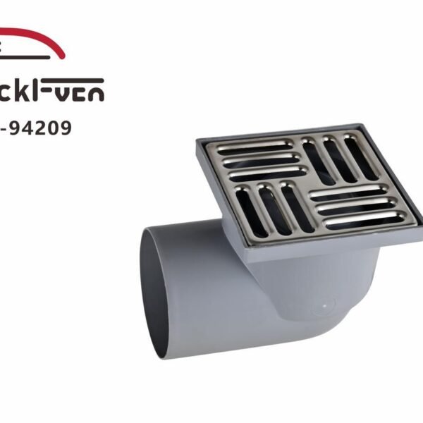 صفاية وجه استيل مع كوع بلاستيك BL-94209