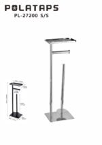 ⁦حامل وراقة مع رف ارضي   PL-27200⁩ - الصورة ⁦2⁩