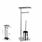 حامل وراقة مع رف  مع فرشاة حمام    PL-27201