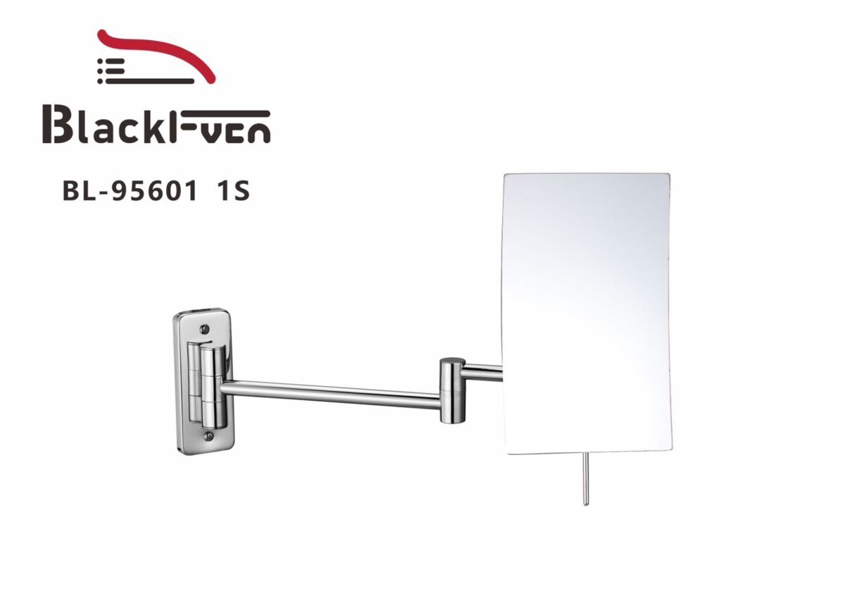 ⁦مرايا ليد مكبر مستطيل  كروم وجهة واحدة    BL-95601   3X⁩ - الصورة ⁦1⁩