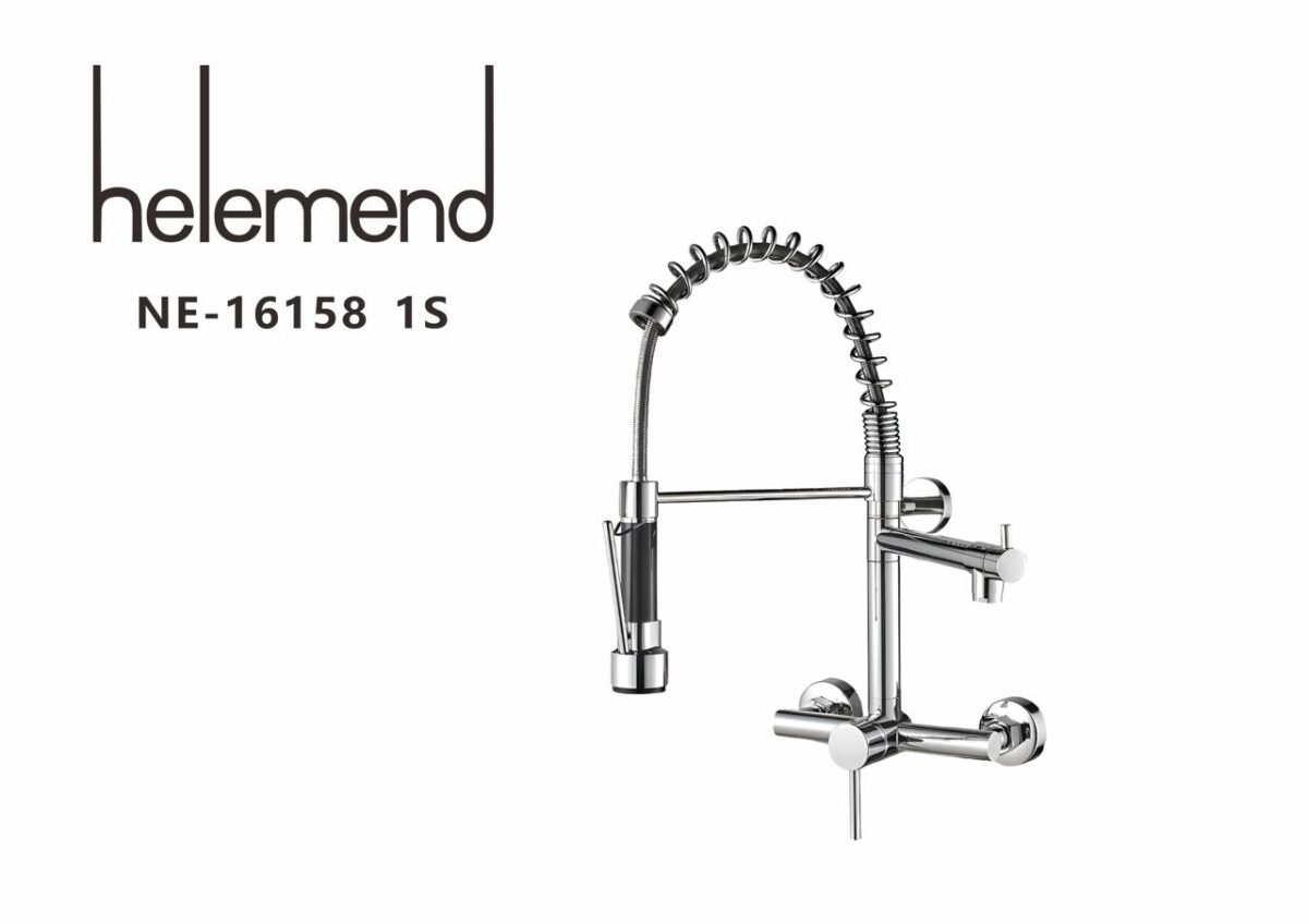 ⁦خلاط مطبخ  سسته جداري NE-16158⁩ - الصورة ⁦2⁩