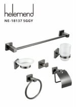 ⁦طقم اكسسوارت كروم 6 قطع  NE-18137 1S⁩ - الصورة ⁦3⁩