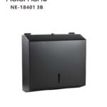 وراقة مناديل صندوق استيل مربع NE-18401